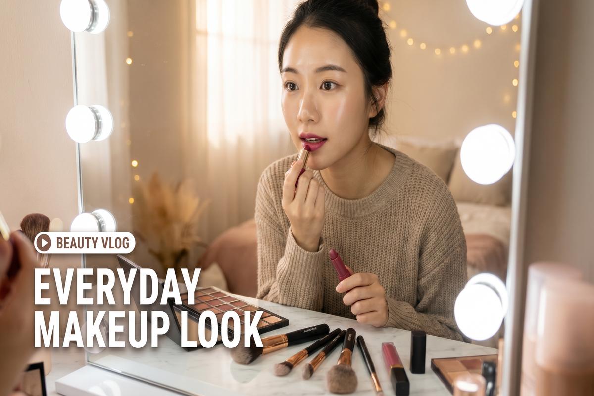 校花传媒美妆视频